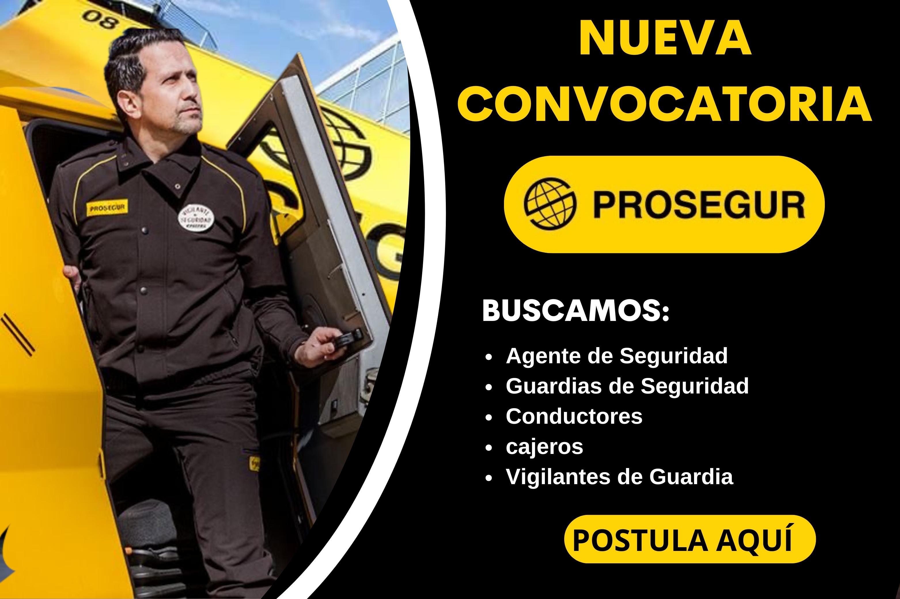 Ofertas de Trabajo en PROSEGUR – Convocatoria Vigente
